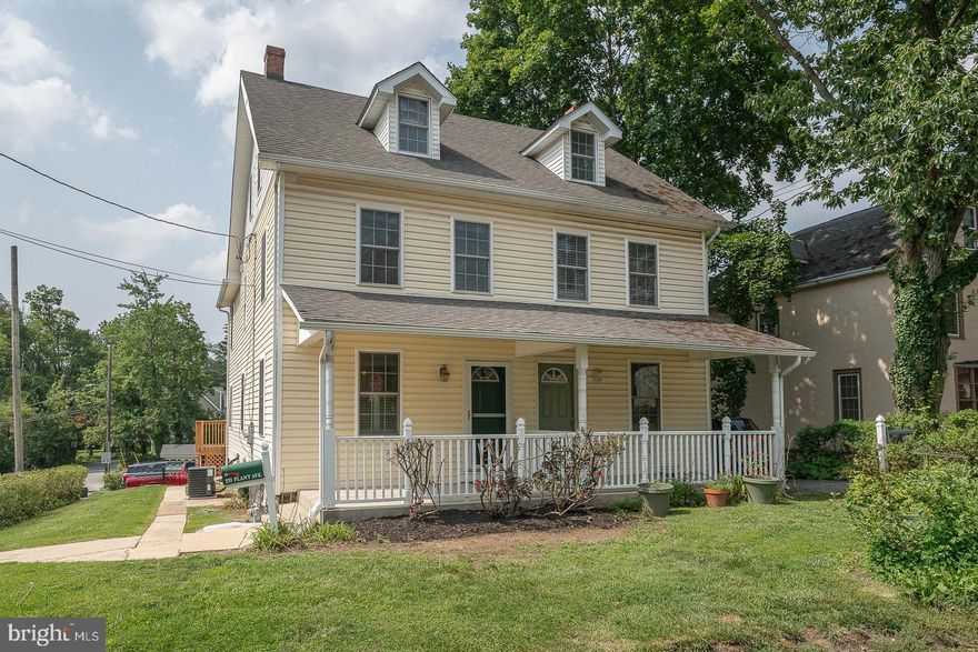 Great opportunity to rent in the heart of Wayne!  3 Bedroom, 2.5 Bath in wonderful condition! Freshly painted, new carpets and well maintained, this charming Twin has so much to offer. First floor includes; Living room, Dining area, Eat-in Kitchen and Powder room. Easy, open living.  Nice hardwood floors and white plantation shutters on the first floor. Second floor has Primary bedroom with ensuite full bathroom, 2nd bedroom, and full hall bath, linen closet and Washer/Dryer. Third Floor boasts a large 3rd bedroom or office.  Second and Third floors have new carpet. Basement is Dry and Clean for plenty of storage. Enjoy evenings sitting on the front porch or relaxing in the back on the deck. Great size yard with 2  off street parking spaces. Walk to Wayne or Train, close to 476 for easy commuting. Award winning Radnor Schools.