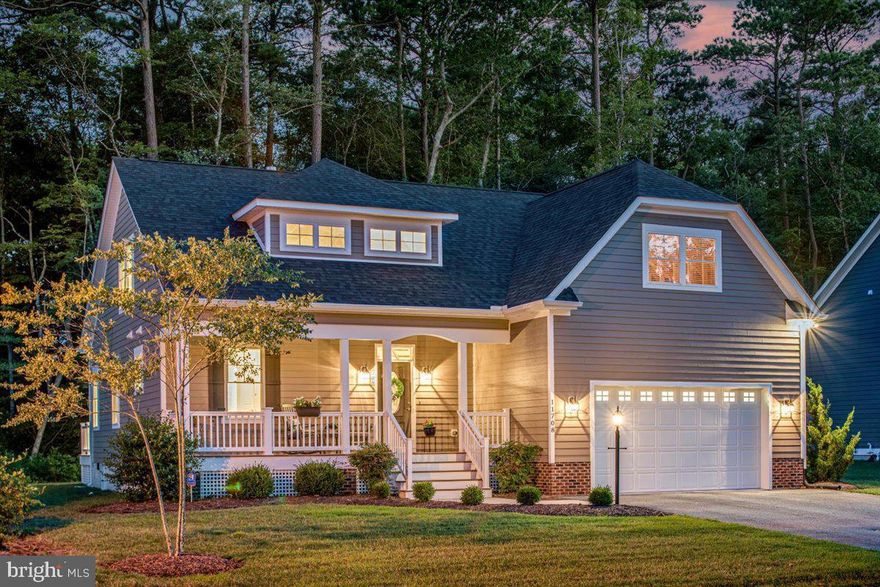 Discover the unparalleled allure of this gorgeous 4-bedroom,  2 1/2 bath home, nestled within the prestigious private gated community of Glen Riddle, where luxury meets convenience just minutes away from the breathtaking beaches of Ocean City, Assateague Island, and Historic Berlin! Custom-built by the esteemed Piney Island Construction, this exquisite residence boasts a serene and private setting, thanks to the protected woodlands at the rear of the property and the scenic golf course across the street in the front.  This is unique to just a few properties on the street. At the heart of Glen Riddle lies a state-of-the-art private owner's community center, offering an incredible outdoor pool, a fully-equipped fitness center, sauna-equipped locker rooms, and an inviting sports lounge/game room, ensuring endless enjoyment and relaxation.  Additional amenities, including a 96-slip marina and lit tennis/pickleball courts perfect for evening play, make this community epitomize the dream lifestyle you've always desired. Lawn maintenance is also included, allowing you to focus on what truly matters – enjoying your new home!  Let's not forget Ruth's Chris Steak House is just a golf cart ride away. Call today to schedule your exclusive private tour and experience firsthand the charm and luxury that await you in Glen Riddle! 
*Some photos show rooms that have been virtually staged