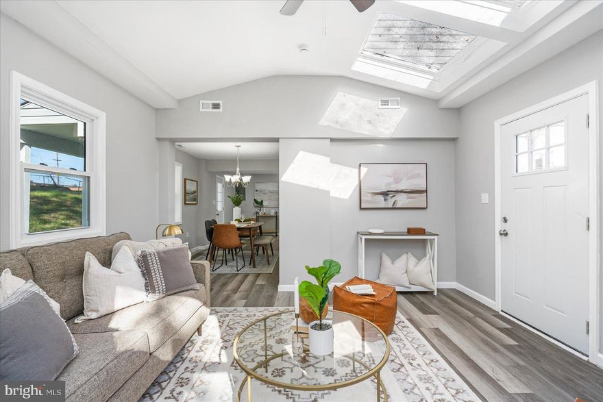 Welcome Home to 9129 Old Harford Road!!  This Beautifully updated Single Family home offers the space you need to create a life you desire.  Boasting an array of sleek finishes throughout this 4 Bedroom, 2 bathroom home has so much to offer!!  The main level offers an open concept layout featuring a spacious living room, dining area, kitchen, entry level bedroom with en-suite bathroom.  Kitchen boasts S/S appliances, white shaker cabinets, Quartz counters and MORE!  Upstairs you'll find 3 spacious bedrooms and 2nd full bathroom.  All new flooring throughout, freshly painted and SO MUCH MORE!!  Located on just under a half acre this property has so much to offer!!  Storage shed offers extra storage space.  Enjoy the perks of off street parking and so much MORE!   Book your private showing today before it's gone!!