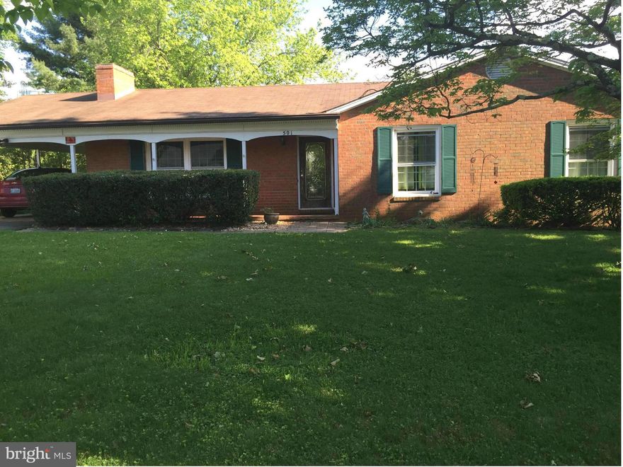 Lovely all brick rambler on quiet street close to all Culpeper has to offer. The 2 level home has something for everyone. Main level with 3br/2ba, gas fireplace, newer baths and fabulous 3 season screened porch off dining area. Lower level with sitting area, extra room for guests, gas fireplace and sumptuous bath with his/hers closets. All new windows in 2010. Large fenced yard and shed.Sold AS-IS