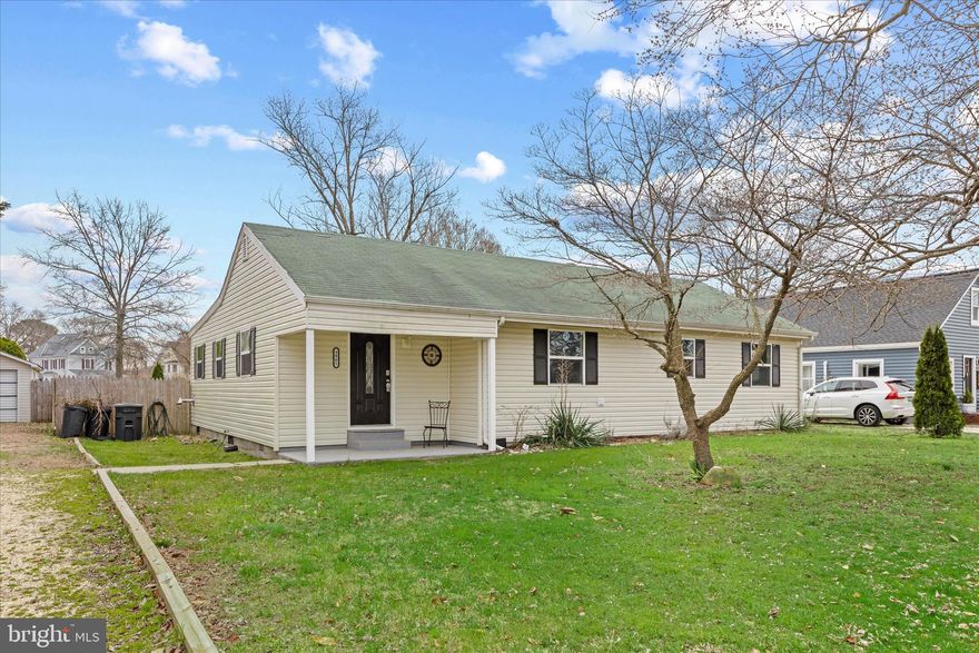 Charming rancher set on a quiet one way street. The interior has an open space concept with the Kitchen in the middle. The kitchen has updated cabinetry and granite tops with brand new stainless steel refrigerator, microwave, stove and dishwasher. The Family Room on the back has a pellet stove for those chilly winter nights. The large laundry area with cabinetry is perfect for additional storage. Four good size bedrooms and an updated bathroom. Sit on the large back deck while you watch the kids or pets play in the fenced in backyard. The detached garage can be used as a workshop or man cave as it has electric.  Trappe MD is located between Cambridge and Easton so you can enjoy all the water and land fun the area has to offer.