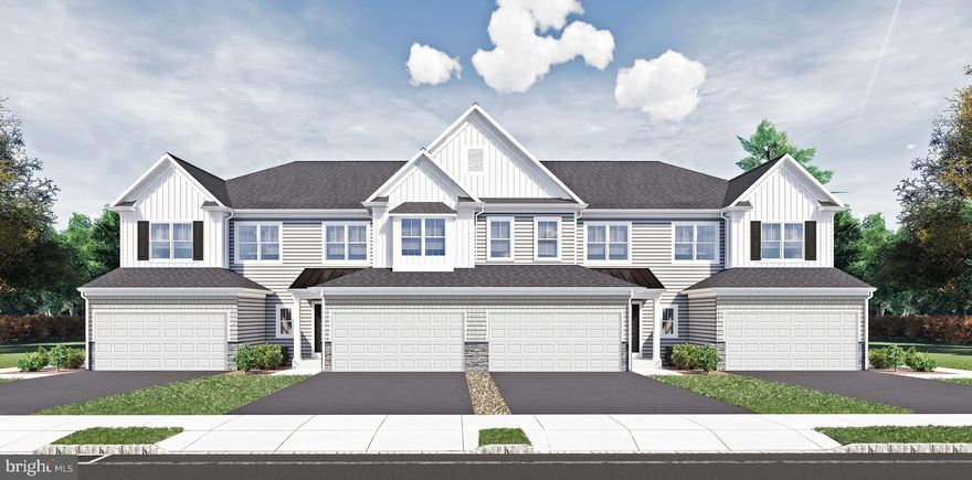 Introducing The Antonio, a stunning 3-bedroom, 2.5-bath exterior townhome with a two-car garage and an open-concept first floor.