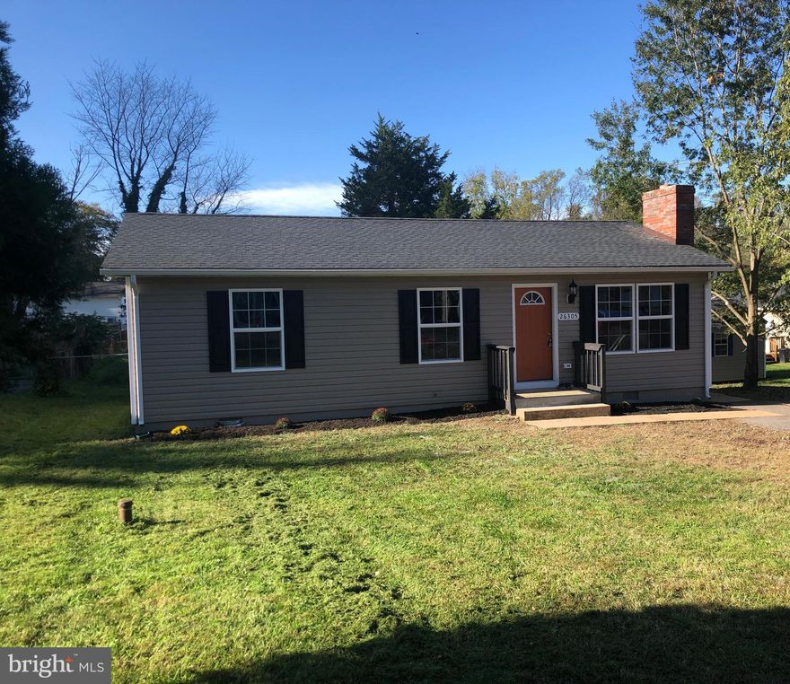 Beautiful 3 bedrooms,  2 full baths rambler,   Kitchen  with granite countertops, new cabinets, SS appliances  Woodburning fireplace in living room, new flooring throughout, freshly painted, new HVAC and new roof.