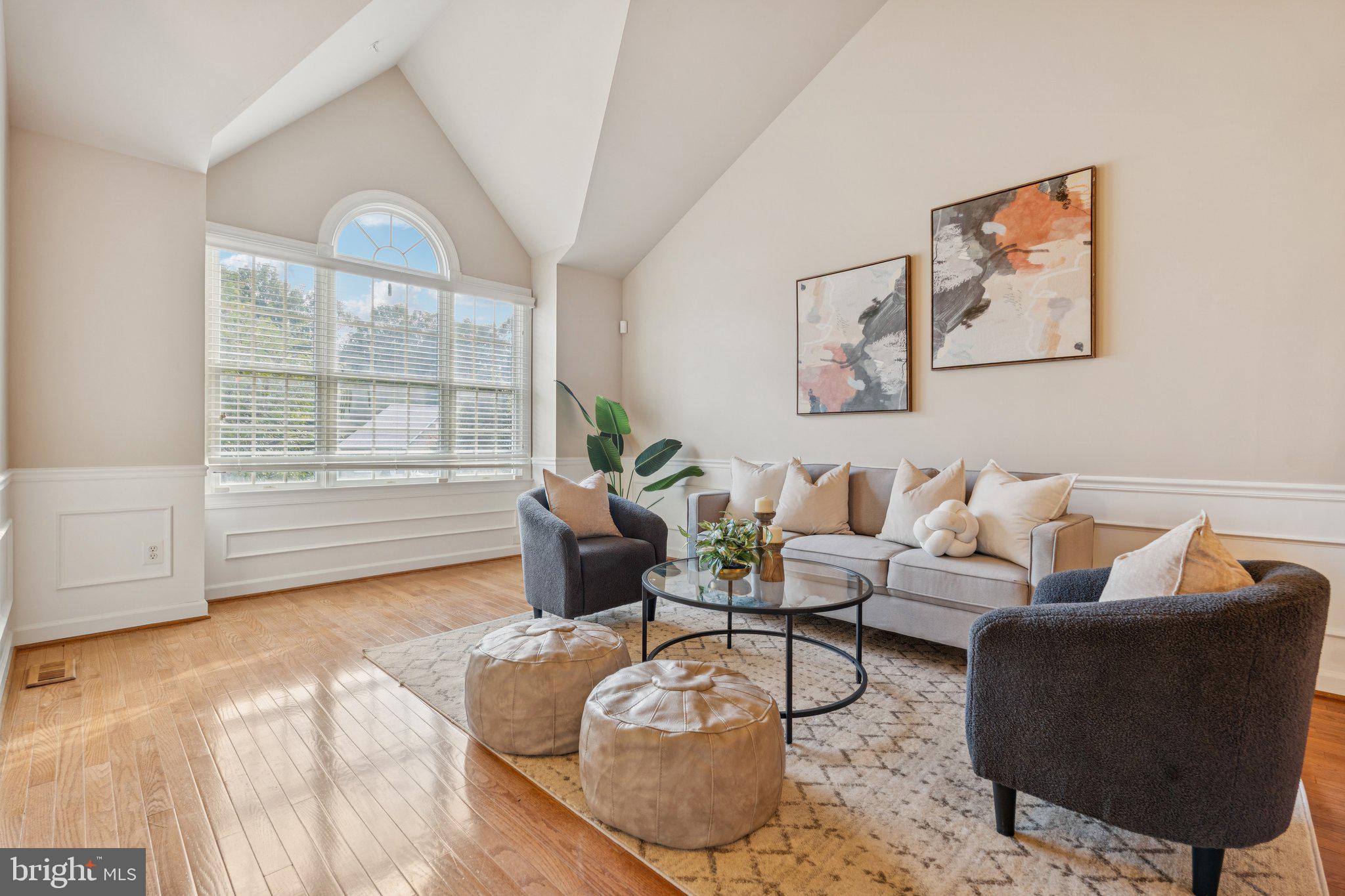 Stunning Villa in the Sought-After Barrington Community Welcome to this gorgeous 3-bedroom, 2.5-bath villa located in the highly desirable Barrington neighborhood—where charm, comfort, and convenience come together effortlessly. Perfectly positioned for easy access to I-95, commuting to Baltimore or APG is a breeze!
Step inside to a dramatic two-story living room filled with natural light and elegant hardwood floors throughout the main level. The formal dining room features a stylish tray ceiling, adding a touch of sophistication to every gathering.
The heart of the home is the bright white kitchen with peninsula seating and stainless steel appliances, seamlessly open to the cozy family room with a gas fireplace. Patio doors lead to a private rear deck overlooking a beautifully manicured lawn and professional landscaping—ideal for relaxing or entertaining.
The entry-level bedroom offers the convenience of main-floor living with a spacious bedroom, en suite bath, and plenty of closet space. Upstairs, you’ll find two additional large bedrooms with cathedral ceilings, a full bath, and a versatile bonus loft space—perfect for a home office, reading nook, or play area.
The fully finished lower level adds even more living space, ready for a home theater, game room, or gym—whatever suits your lifestyle! Roof replaced 3 years ago, renovated primary bathroom, and replaced deck.
This is low-maintenance living at its finest in one of the area's most beloved neighborhoods. Don’t miss your chance to call this Barrington beauty home!