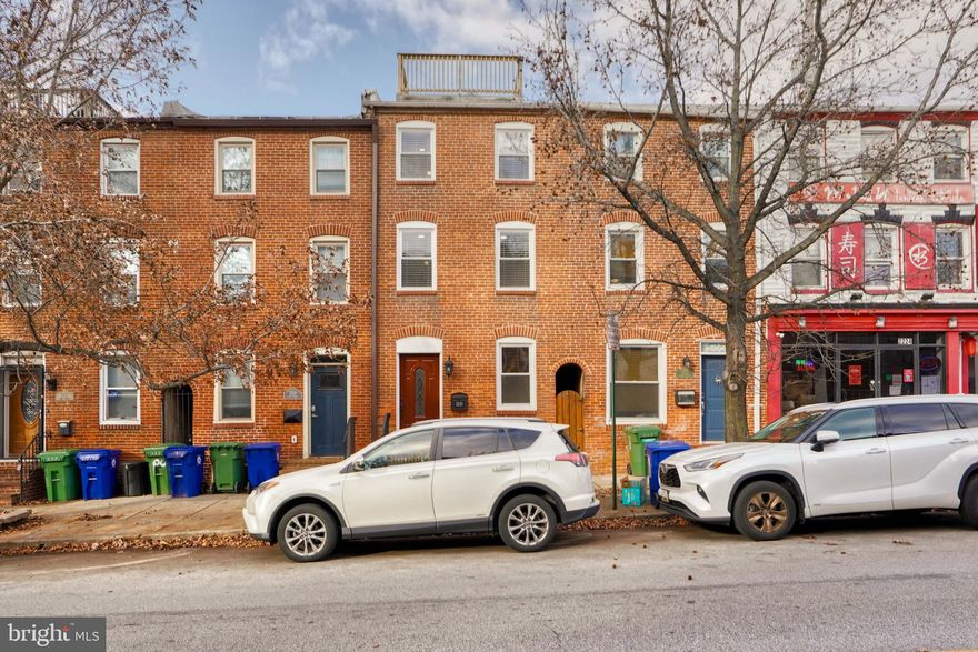 ****What a deal!  House already appraised for $464,000.  Walk into this amazing home with equity!****Highly sought after Canton/Fells Point neighborhood this beautiful 3 Bedroom, 2 Full bath home is less than a 3-minute walk to the waterfront and Patterson Park. Enjoy the two-tiered deck with panoramic views of the city and Baltimore harbor perfect for lounging or entertaining friends. This newly renovated townhouse is completely updated. The kitchen offers stainless steel appliances, granite countertops, and new solid wood cabinets, with a beautiful new backsplash that leads out to a charming patio. New HVAC, recessed lights, and hardwood floors. The spacious primary bedroom has large closets with an en suite bathroom and mosaic tiles. The second floor has a large bedroom and mosaic-tiled bathroom. Convenient to shopping and dining in Canton Fells Point, Johns Hopkins Medical Center, and the major businesses in Harbor East. Major commuter routes are I-95; I-83 and I-695.
