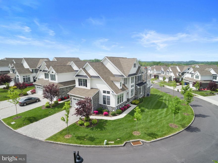 Welcome to 542 Wyola Farm Rd, Newtown Square Pa, Absolutely One of Delaware County's Most Desirable Landing Spots.  Located in the Prestigious Liseter Community, This End Unit Toll Brothers Carriage Home is Tastefully Upgraded & Well-Appointed Throughout!  First Floor Features Included:  Dramatic Two-Story Foyer w/ Stunning Turned Staircase to 2nd Floor & Custom French Doors Leads to Private Office / Study or Formal Living Room, Hallway to Powder Room, Custom Laundry Room & Interior Access to 2 Car Garage, Adjacent to Foyer: Features a Stunning Open Concept Floor Plan with Vaulted Ceilings & Abundance of Natural Sunlight which Highlights a Well-Appointed Transitional Kitchen, Dining Room, Family Room & Bonus "Sarasota" Sunroom Addition, Master Suite which features Tray Ceiling, Well Designed & Appointed Master Bath & To Die For Custom Walk-In Closet (First Level Offers the Perfect Floor Plan).  2nd Floor Features: Impressive Open Flex Space that can be used as a 2nd Family Room, Office Etc. (Open to Foyer), Two Additional Generously Sized  Bedrooms w/ Large Walk-In Closets, Center Hall Bathroom & Bonus Custom Closet / Craft Room. Lower Level Features:  Full Unfinished Walkout Basement (Currently Used as Gym) but Tremendous Potential for Future Expansion!  Upgrades & Extras Include: Very Popular Bryn Athyn Floor Plan, Stunning Wide Plank Hardwood Flooring, Custom Paint (2023), High End JennAir Appliances, Quartz Counters, Gas Fireplace, Custom Top-of-Line Window Treatments T/O, Meticulously Cared For & Appointed T/O (Feels Brand New). Community Offers Resort Style Amenities, Including: Impressive Clubhouse & Game Room, Fitness Center, PickleBall, Tennis & Basketball & Bocce Courts, Walking Trails & Show Stopper Infinity Pool.  Centrally Located w/ Incredible Shopping, Dining & Activities. Short Drive to Main-Line, West Chester, Media, Edgemont, Philly & KOP.  This is Absolutely One of Liseters Finest & Great Opportunity to Enjoy a Luxury, Convenient & Comfortable Lifestyle in the Heart of Delaware County! Be Sure This One Makes Your Must See List!