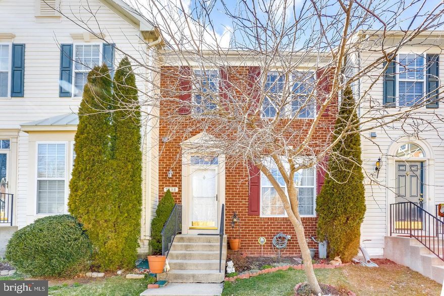 Brick front Colonial with 3-level bump out addition on back. Upgraded kitchen with 42" cabinets, tiled backsplash, and beautiful countertops.  Hardwood floors throughout main level.  Spacious open floor plan with 9' ceilings.  Large deck.  Primary bedroom suite with huge walk-in closet and spacious ensuite bath, that really provides that luxury feeling.  2nd bedroom is huge, and full hallway bathroom as well on upper level. Fully finished basement with large recreation room (could be used as 3rd bedroom), laundry room, and office nook.