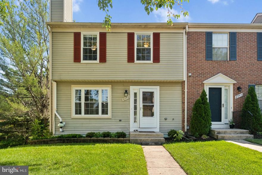 Offer deadline- all best and final offers be submitted by 10:00 AM on Monday, June 9. THE BUYER'S FINANCING FELL THROUGH—now it’s your chance to make it yours!   Don’t miss out on this opportunity to own a well-maintained, upgraded 3-level end-unit townhome located on a quiet cul-de-sac in the desirable Ellicott’s Choice Community of Ellicott City. This lovely home features 3 generously sized bedrooms and 2.5 bathrooms. The bright and airy main level boasts hardwood floors, a light-filled living room, a dining room, a powder room, and a beautifully updated eat-in kitchen with granite countertops and stainless-steel appliances. Step out onto the private deck with peaceful tree views. A staircase from the deck leads to a ground-level deck—perfect for outdoor entertaining with family and friends. 2nd Floor, you’ll find a spacious primary bedroom with an en-suite full bath, along with two additional bedrooms and a hallway full bathroom. The fully finished walkout lower level includes a laundry room and a cozy family room with a fireplace that opens to the ground level deck and backyard. This move-in ready home is located near historic Old Ellicott City, and just minutes from a variety of shopping, dining, and entertainment options. Don’t miss this fantastic opportunity to own a beautiful townhome and enjoy all that Ellicott City has to offer! UPGRADES: 2015-COMPLETE KITCHEN REMODEL. 2016-NEW HVAC, NEW MAIN LEVEL WOOD FLOORING. 2018-NEW MICROWAVE. 2020- NEW DISHWASHER. 2021- NEW WASHER & DRYER, ALL DOORKNOBS, SINK FAUCETS. 2023- NEW LIGHT FIXTURES, RESURFACED MASTER BATH SHOWER, NEW WATER HEATER, NEW PAINT. 2025-NEW REFRIGERATOR, MIRRORS AND MEDICINE CABINES.