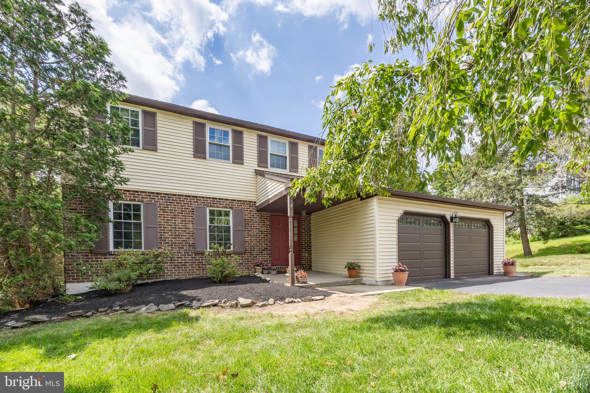 You've been waiting for another home to come on the market in the sought after neighborhood of Pin Oaks Estates and it is finally here. You'll be able to move in just in time to move in before the start of the school year and then be able to walk up to Oaks Elementary School. This beautiful center hall colonial is ready for you to move right in and still be able to enjoy those scorching August days while cooling off in the pool. When fall rolls around you can enjoy evenings on the 2-tiered brand new Trex deck that overlooks a private tree lined yard. When you enter the front door you are greeted by a formal living room featuring gleaming hardwood floors that extend into the dining room. When you host those upcoming holiday gatherings you guests will love the beautiful kitchen that features plenty of cabinet space, convenient peninsula counter space that overlooks the family room and separate eat-in area. Natural light pours into the family room through the sliding doors that lead out to the deck . The focal point of the family room is the wood stove fireplace insert will keep you cozy on those cold winter nights and help keep energy costs down as well! The main floor is complete with a convenient 1st floor laundry room, powder room and access to the 2-car garage. If you need even more living space head on down to the finished walkout basement where you can have space for a home gym, media room, playroom or whatever other myriad of options you may need. Sliding doors lead you out to the rear yard that is partially fenced in around the pool and still provides plenty of other space to run and play! Head upstairs where you will find the large primary bedroom with walk-in closet and primary bathroom. There are 3 additional large bedrooms and a shared hall bath that complete this floor. You get all this plus you are just seconds away from Oaks Elementary School, Upper Providence Little League Fields & MacFarlan Park. You also have easy access to all major roads, major local employers and all of the shopping and dining options that you'll find in the Providence Town Center, Downtown Phoenixville and the Limerick Premium Outlets. Do not hesitate, homes in this great community do not come up for sale often and when they do they go quickly. Come check out why this neighborhood is so highly desired!