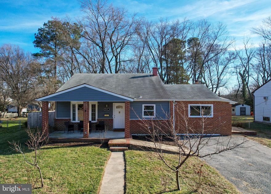 Remodeled in 2019, this sweet home features over 2,000 sq feet of living space and offers 4 bedrooms with 3 full bathrooms.  When entering the home, through the covered front porch, an inviting living room greets you. The open floor plan allows you to host family and friends in the remodeled kitchen with fresh white cupboards, granite countertops and a counter height island all while being connected to the open family room with brick front fireplace.

Upstairs you will find 2 bedrooms with 2 full bathrooms and downstairs there are 2 bedrooms with 1 full bathroom and laundry area.  The fully fenced in backyard, on over a quarter acre, provides mature trees with lots of room to enjoy the outdoors including a patio for entertaining, garden, and shed.  Recent improvements include fresh interior paint and new carpet on the lower level.

This home is just minutes from Fort Meade as well as an abundance of local shopping and dining.  Location allows easy access to major commuter routes including 100, 32, 95 and is convenient to BWI, Baltimore/Annapolis/DC and the MARC train station.