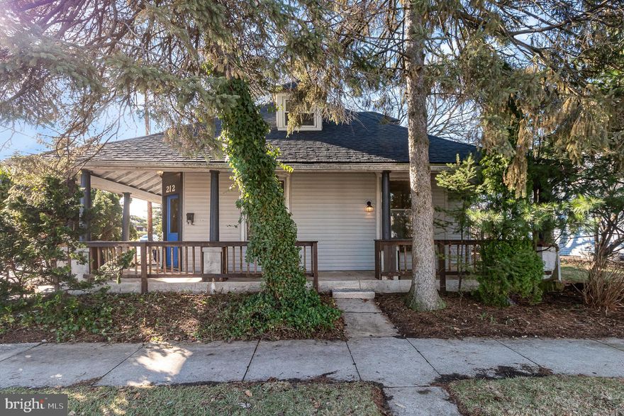 INVESTOR ALERT! This house has potential but needs work. Sellers are motivated and are considering all offers. 

Located in popular Mechanicsburg Borough, in close proximity to the library, restaurants, salons, shopping, and many other amenities. This two bedroom, one bath house features the primary bedroom on the first floor.  A cozy family room featuring a wood stove opens to the  generous back yard, which has fruit trees/shrubs (apple, pear, fig, elderberry, raspberry, mulberry, cherry, currants, sugar maple), a dream for gardeners and nature lovers alike. New roof just installed March 2025. Per sellers, the Borough plans to turn the pond behind the property into a public green space.  Please contact Mechanicsburg Borough for further details. Sellers are offering a home warranty with acceptable offer. 
***Sellers are working on taking the pool down***