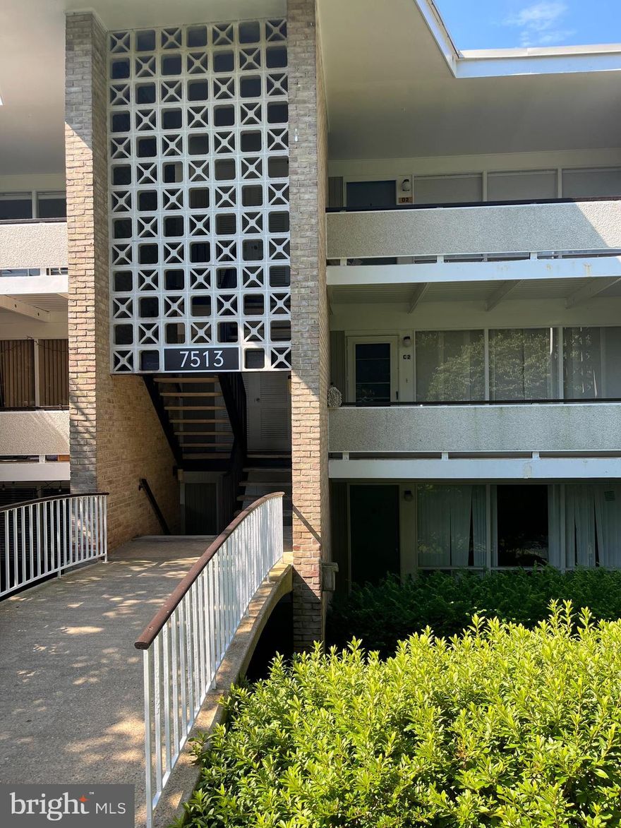 Updated 2BR/2FB condo in beautifully landscaped Spring Lake! Enjoy the covered balcony in front or the balcony off the primary bedroom overlooking the trees. This condo has an open floor plan with updated kitchen and baths, and wood flooring throughout. The large living room is open to the dining area and the kitchen, which has an island with a breakfast bar, granite counters, under-cabinet lighting, and stainless steel appliances including a gas stove. The kitchen has a pantry, the living room has a large coat closet and there is a linen closet in the dining area. Both the primary and the second bedroom have double closets. There is a storage bin available. The common laundry room is two floors below.  Spring Lake Condominium features an outdoor pool,  a picnic area with grills, a tot lot, a car wash station, and a community garden.  Convenient to 495, 270.  Minutes from Montgomery Mall Transit Center. Pets under 25 lbs considered with an additional $50 per month.