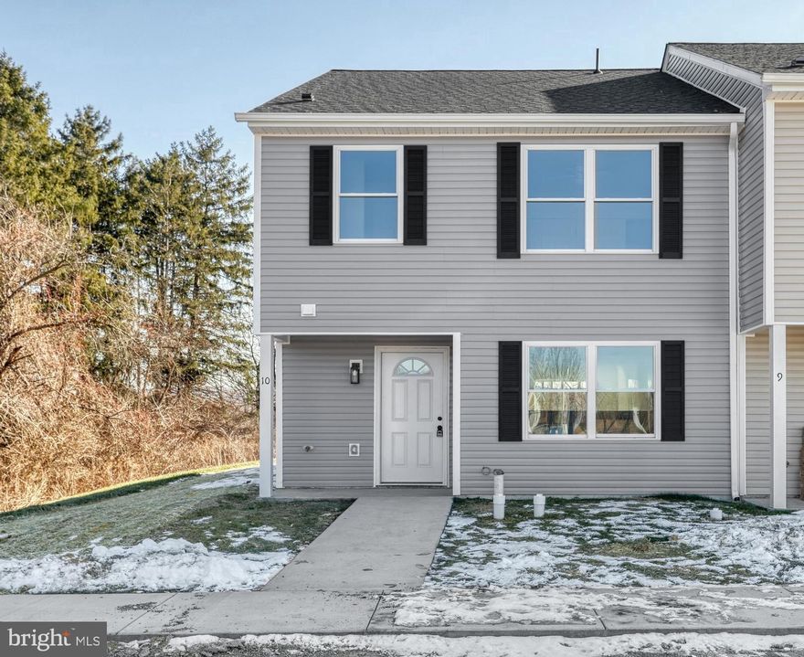 Welcome to 1885 Stoverstown Rd. Unit 10, the final gem in a charming community of just 10 townhomes. This beautifully crafted new construction boasts 3 spacious bedrooms and 2.5 bathrooms, perfect for comfortable living. 
Situated on one of the most desirable lots in the neighborhood, this unit backs up to a serene, wooded area, providing a tranquil escape right in your backyard. The community offers ample parking for residents and guests alike, ensuring convenience for all.
With a low HOA fee of only $75 per month, residents enjoy hassle-free living that includes snow removal, lawn care, and trash disposal. 
Located in the heart of Spring Grove, this community strikes a perfect balance between peaceful living and accessibility to shopping and dining options. Experience the best of both worlds in this inviting neighborhood. Don't miss your chance to call this stunning townhome your own!