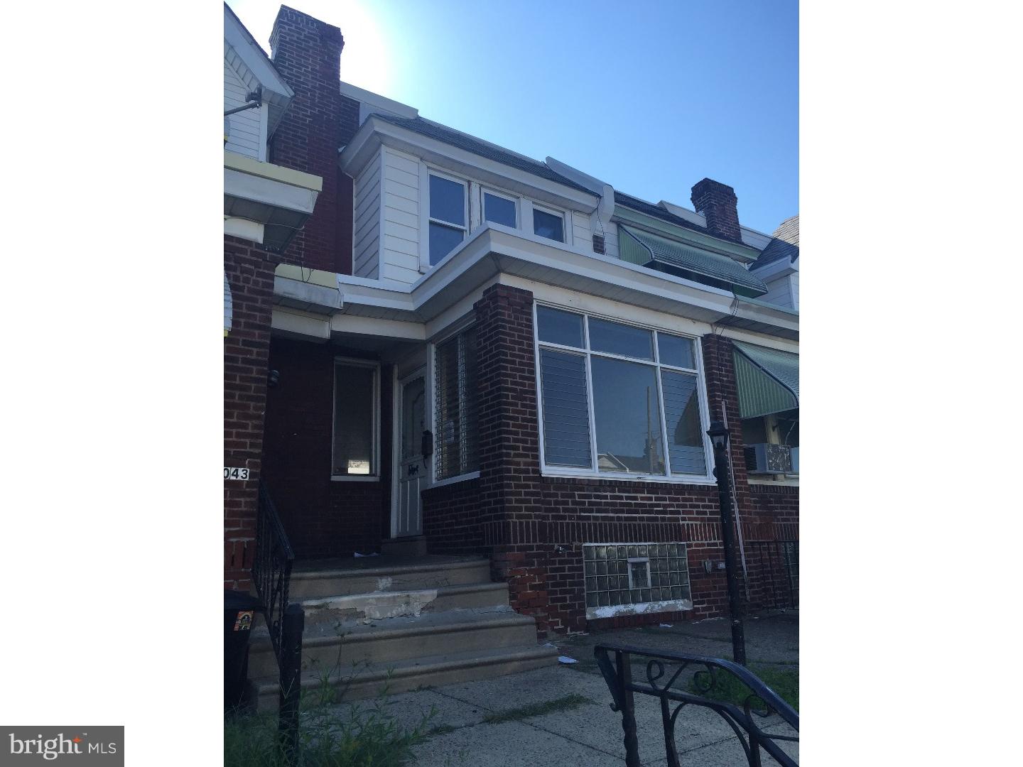 Investors Alert!!! House needs total Rehab. To be sold as is. Three Bedroom Row. One Bath.