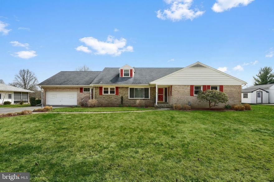 Warm and welcoming brick exterior Cape Cod that adjoins the Gettysburg National Military Park.  Foyer, formal living room, family room with woodburning fireplace, kitchen with stainless steel appliances, dining room, main level laundry, primary suite on first floor with two additional bedrooms and hall bath on main level.  Second floor offers two bedrooms and hall bath.  Full unfinished basement, attached two car garage.  Landscaped front and rear yard.  Screened-in rear porch.  Views of the Gettysburg National Military Park battlefield to the front and rear of the property.