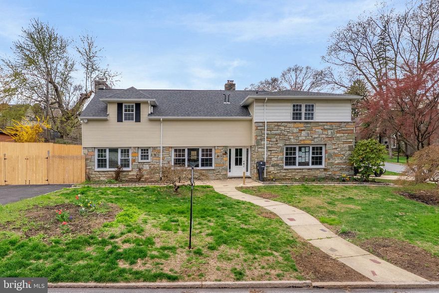 Set on an idyllic corner lot just off Conshohocken State Rd in the heart of Bala Cynwyd, 51 Academy Rd is a newly renovated luxury residence that effortlessly blends modern design with a comfortable, easy living feel. This 4,300+/- sqft home offers 5 bedrooms, 3.5 bathrooms, a 2-car garage, two driveways, dual zone HVAC, a private patio, and placement in the award-winning Lower Merion School District. Out front, mature trees, a wrap-around lawn, and a timeless stone facade create standout curb appeal. Inside, wide plank floors stretch through a welcoming center foyer with a builtin hall tree, creating a stylish and functional drop zone for coats, bags, and shoes, along with access to the garage. Just off the entry, the large living room is filled with natural light and provides plenty of space to gather and entertain. The heart of the home unfolds in the bright, open, and airy kitchen, dining area, and family room. The sleek chef’s kitchen is fitted with custom two-tone cabinetry, top-of-the-line GE Cafe appliances, gleaming countertops, a massive island, and a butler’s pantry. The dining area is lined with bright windows, while a stone fireplace anchors the family room. A versatile bedroom, ideal for a home office or guest space, along with a powder room, completes the main level. Upstairs, a huge primary suite occupies its own wing, featuring two walk-in closets and a spa-like bathroom with a double vanity and a rainfall shower. Down the hall is another bedroom suite with an attached bathroom, along with two additional bedrooms, a full hall bathroom, and a convenient laundry
closet. The expansive basement with high ceilings offers endless potential for future finishing, a home gym, and additional storage. Out back, the secluded patio is ready to be transformed into a private retreat, perfect for summer barbecues and al fresco dining. In addition to everything inside, this prime location is close to markets, medical offices, and local businesses along Montgomery Ave and City Ave, while Suburban Square, downtown Narberth, and Manayunk are also nearby. Plus, there’s easy access to I-76 and Center City Philly via the Cynwyd Line. Schedule your tour today!