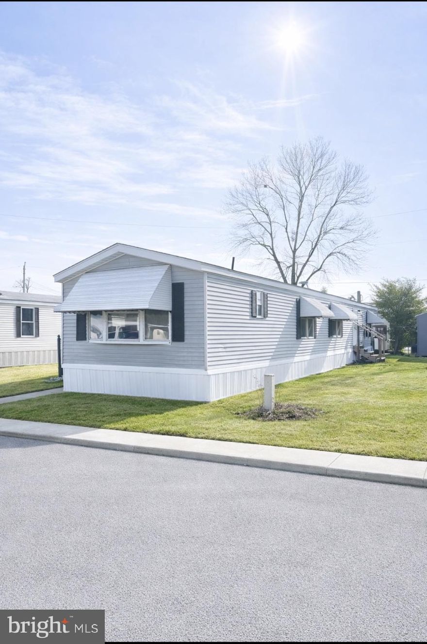 Welcome to this 2-bedroom, 1-bath home located on the Delaware side of Winterset Farms in Wilmington. This home offers a functional layout with comfortable living space and excellent updates. The exterior will be professionally power washed once weather permits, enhancing curb appeal. Conveniently located near major highways, shopping, dining, and everyday conveniences.

Winterset Farms amenities include a seasonal swimming pool, playground,  and common area maintenance. Buyer subject to park approval. Seller is a licensed real estate agent.