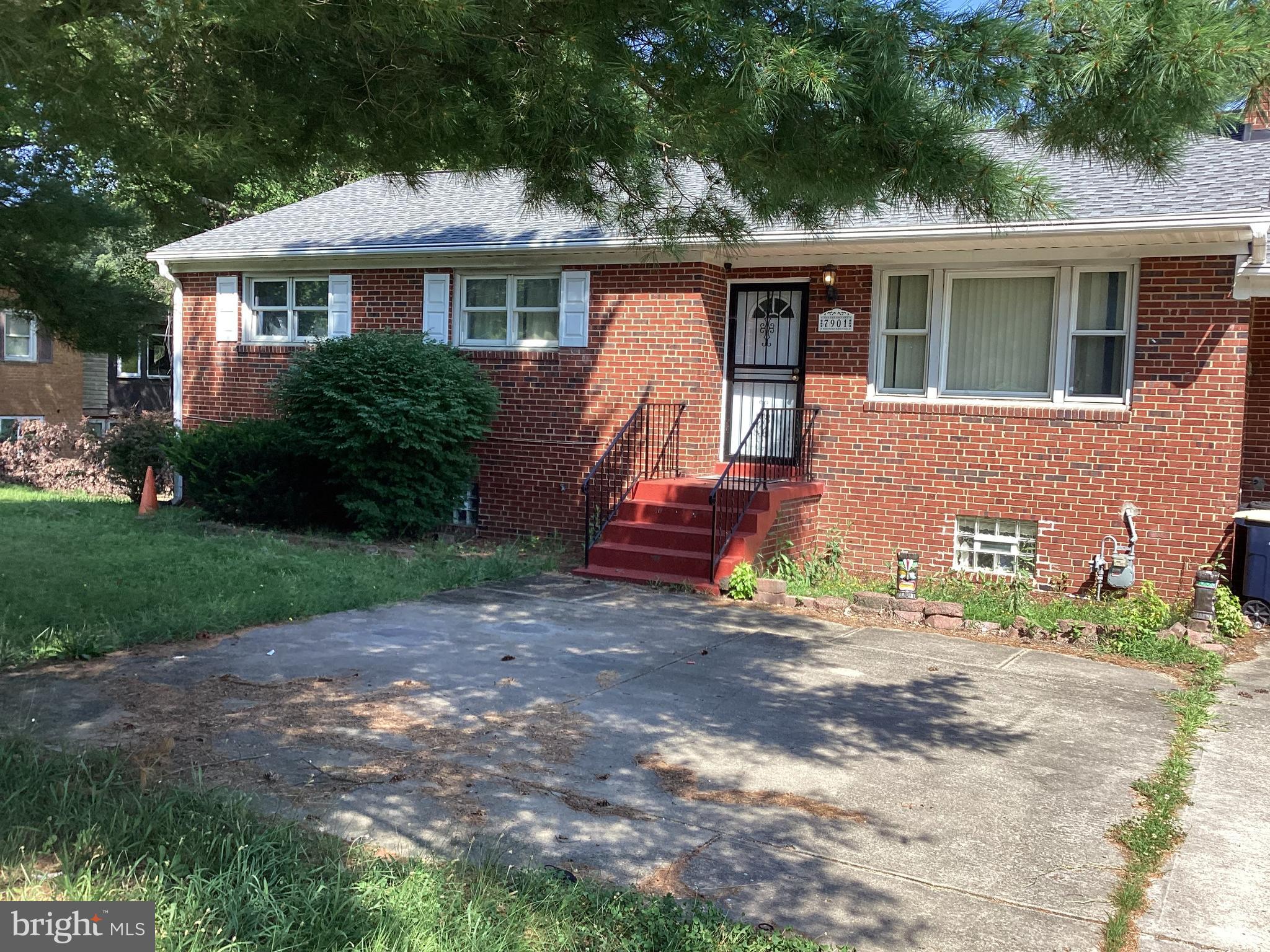 This Spacious Brick Ranch/Rambler's main level includes 3 bedrooms and 1 full bathroom and 1-1/2 Bathroom, combined living and dining room with gas fireplace, the kitchen has updated Cabinets, Granite Countertops. with Stainless Steel Appliances, an attached roomy enclosed Sunroom which leads to a large deck with steps leading to the Patio Area of the large fenced Backyard. The Lower level has full Laundry Area, Recreation Area, 2 Large Bedrooms and 1 Full Bathroom. Additionally there is plenty of off-street parking a 2 - Car Carport with plenty of driveway parking. New Roof and New HVAC system! Don’t wait—schedule a showing today, Property sold "As Is". and it does need some work . Just for you. Sellers said: Thank you for your interest in this property.