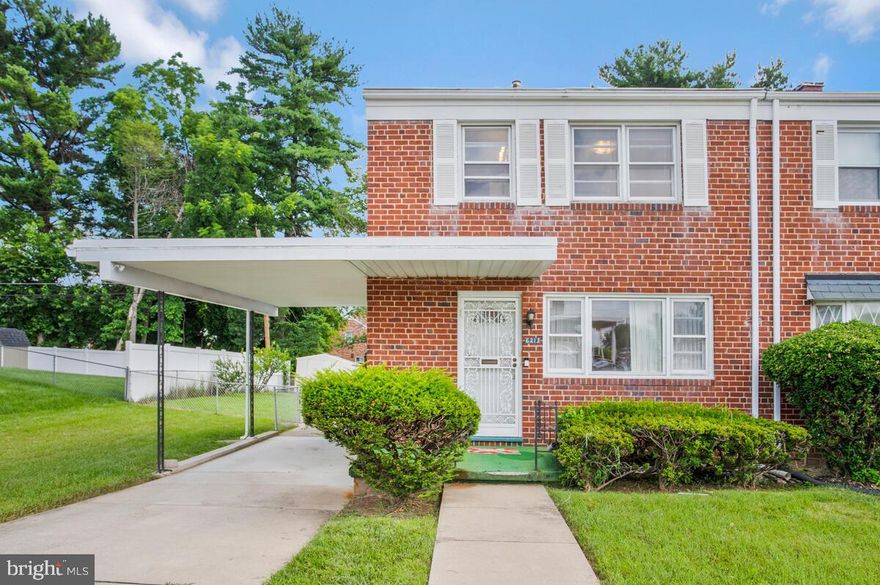 Charming all-brick garden-style duplex featuring 3 spacious bedrooms and 1.5 bathrooms. This well-maintained home offers classic curb appeal with its solid brick exterior and neatly landscaped surroundings. Inside, you'll find a functional layout with comfortable living spaces, an eat-in kitchen, and a full basement with plenty of natural light throughout. Offering great potential. The property also includes a covered carport for convenient, weather-protected parking. Ideal for comfortable, low-maintenance living in a quiet, residential setting.