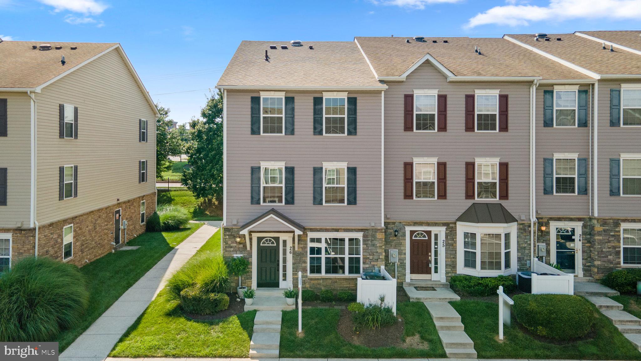 Introducing 6478 Cornwall Drive, Unit #26, located in the desirable Reservoir Ridge community of Eldersburg! This beautifully maintained home offers 3 bedrooms, 2.5 bathrooms, and two assigned parking spaces. The main level boasts gleaming hardwood floors, a spacious living room, a convenient half bath, and a stunning kitchen with granite countertops and stainless steel appliances. Upstairs, the second level features two generously sized bedrooms, a full bathroom, and a laundry room. The third level is dedicated to an expansive primary suite complete with a walk-in closet and an en-suite bathroom featuring a soaking tub, separate shower, and double vanities. Recent updates include a brand-new roof (2025), updated windows (2024), a new stove (2025), and fresh interior paint (2025). Condo fees include access to the community pool, exterior maintenance (including roof and siding), common area upkeep, water, trash removal, and snow removal—providing worry-free living. Situated in a prime location near major routes, restaurants, and shopping. This is an opportunity you don’t want to miss! Open House scheduled for Saturday, August 16th 1-3 p.m.!