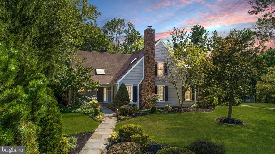 Welcome to 410 Chester Road! This exquisitely updated and expanded 4-bedroom, 3-bath, plus 2 powder room Cape Cod-style home promises modern luxury and classic charm. Nestled on a serene cul-de-sac, this property presents a flat, private, 0.6 acre fenced yard in a sought-after neighborhood, just a stroll away from the train, horse show, and stores. Stepping inside, you're greeted with impeccable interior details like replacement windows and handsome millwork. The enlarged kitchen is a chef's dream, boasting granite countertops, top-tier appliances including a Sub-Zero refrigerator, Viking Professional series six-burner stainless stove, Sonic Ice machine,  Marvel beverage refrigerator, and an elegant wine rack. Thoughtfully designed, the kitchen also features hidden light plugs and a spacious granite island ideal for casual dining and entertaining. Further enhancing the home's appeal, the primary suite with renovated bathroom is conveniently located on the first floor, ensuring both privacy and accessibility. For outdoor enthusiasts, the heated Carlton pool is an oasis, complemented by a bathroom/changing room and an outdoor shower. During cooler months, stay indoors to enjoy the two cozy fireplaces and abundance of natural light streaming through the skylights. Upstairs you’ll find another primary bedroom with ensuite bath and two other bedrooms that share the hall bathroom. The recent expansion also saw the addition of a 2nd floor private office and dedicated home gym broadening the versatility of the layout which can be adapted to include a fifth bedroom. A 2-car attached garage provides ample storage and parking. Don’t miss the recent renovations, from newer siding & azec trim, pool heater, gutters, leaf guards, and expanded deck. And for those who prioritize preparedness, the home also comes equipped with a generator.  *** Do not miss the personalized website that we created especially for this home featuring a three-dimensional Matterport tour, Virtual Reality Walkthrough, detailed Floor Plan, professional photography, aerial drone footage, and community video. Disclaimer: Some photos have been digitally enhanced. *** Relocate to Pennsylvania’s prestigious Tredyffrin-Easttown school district and savor the Chester County lifestyle. With renowned restaurants, proximity to Whole Foods, the Devon Horse Show, premium shopping spots, fitness hubs, parks, arboretums, regional rail, and major commuter roads, this home offers unparalleled comfort and convenience. Schedule your exclusive tour today!