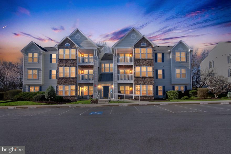 Welcome home to this charming two bedroom / two bathroom top floor condo in Villages of Ballenger Creek!   Spacious living room w/ wood burning fireplace to keep you cozy on those chilly days and nights; vaulted ceilings add openness to the livingroom / diningroom combo.  The kitchen has table space with a separate dining area, giving plenty of space for entertaining. Enjoy the private balcony off the main living area. The sizable primary bedroom features a walk-in closet and private bath. Second bedroom and bath are located at the front of the unit.  New carpet and freshly painted. Great location: very close to Ballenger Creek Park, minutes to commuter routes 15, 270, and 70, and a quick drive to historic downtown Frederick.