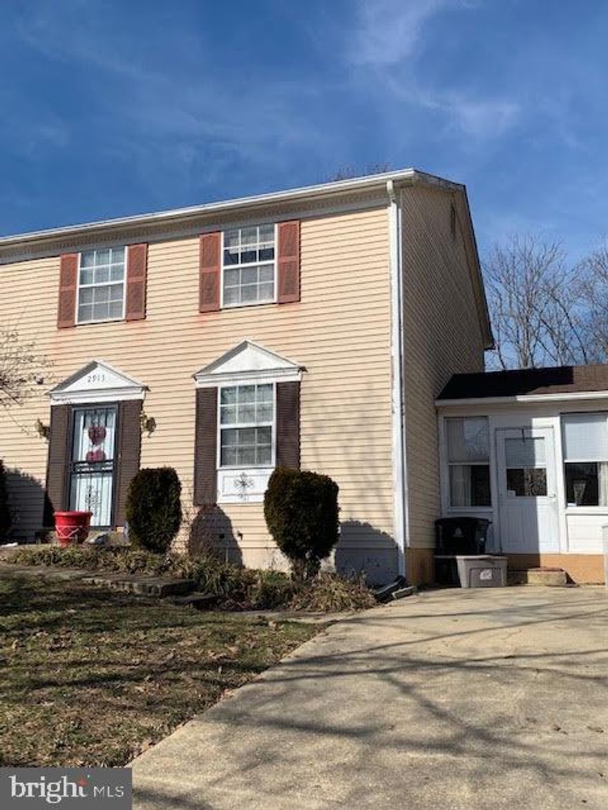 Welcome to North Grove! Great home in need of cosmetic updating! Your new home sits at the end of a quiet cul-de-sac in desirable Upper Marlboro in PG County! This house features a driveway, enclosed porch, deck overlooking and backing up to wooded back yard, finished basement with potential for 3rd full bathroom and 4 bedroom. Being sold as-is; see disclosures for more information. Bring offers fast!