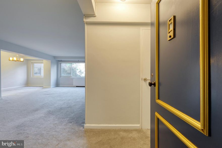 As professionals ease back into office life, finding a home that makes the transition effortless while offering a peaceful retreat is more important than ever. This spacious two-bedroom, one-and-a-half-bath condo with **1,155 square feet** in Cathedral Heights/Wesley Heights delivers the perfect balance of city access and serene living.  

Step outside and catch the N2 Metrobus at your doorstep, connecting you to every corner of DC. Need to drive? Enjoy quick access to Maryland and Virginia without the gridlock. Prefer a more scenic start to your day? Take a morning stroll on tranquil trails up to the Potomac River right outside your door before heading to work.  

After a long day, trade traffic noise for the sounds of nature in this peaceful neighborhood. Take a dip in the huge heated swimming pool with a seasonal lifeguard, squeeze in a workout in the fitness center with treadmills and weights, or rally with friends on the tennis court. If relaxation is the goal, grab a bottle of premium wine or craft beer from the fully stocked grocery store on B1 and enjoy a quiet evening at home.  

Freshly painted and move-in ready, this apartment features an updated galley kitchen, oversized closets—and large windows for plenty of natural light. The **primary bedroom includes an en-suite full bath**, while the second bedroom is perfect for guests, a home office, or additional living space.  

This prime DC location offers a mix of history, culture, and green spaces. The National Cathedral, American University, Glover Park, and Embassy Row are all nearby. Nature lovers will appreciate the easy access to Glover-Archbold Park and Battery Kemble Park for hiking, jogging, or picnicking. Friendship Heights and Tenleytown are just minutes away, offering vibrant dining and shopping options. Families will love the proximity to some of DC’s best schools, including Horace Mann Elementary, Hardy Middle, Jackson-Reed High School, and private institutions like St. Albans and National Cathedral School. While the Tenleytown Metro is about a mile away, bus routes are plentiful, and the area is car-friendly for added convenience.  

This building offers everything you need for a comfortable and stress-free lifestyle, including 24-hour concierge service, valet package delivery, and garage parking available for rent. There is also ample street parking right outside. **Rent includes all utilities except phone, internet, and TV**, so you won’t have to worry about surprise bills. A one-year lease minimum is required.  

With top-notch amenities, a hair salon, and dry dry cleaning services, a prime location, and a neighborhood that feels like an escape from the city without leaving it, this condo won’t last long. Schedule your tour today and experience the lifestyle for yourself.