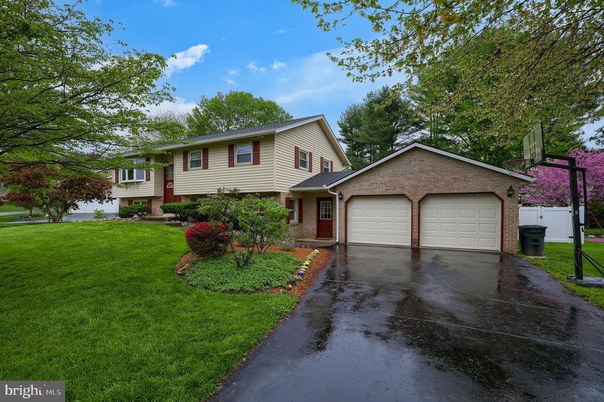 This 3 bedroom 2.5 bath home with possible 4th bedroom in lower level, full master sweet w/ full bath, oversized attached 2 car garage is an amazing  find in a great neighborhood!  Above and below finished sqft measures over 2500sqft!! Large fenced yard, deck, Sunroom, patio, updated roof, updated bathrooms, updated kitchen, efficient natural gas heat, gas stove and hot water, and many updates during ownership and interior photos coming end of this week! Neighborhood connects to Manheim Township schools, very walkable, overall great location! Move in ready! Showings begin this Friday @ 9am!!