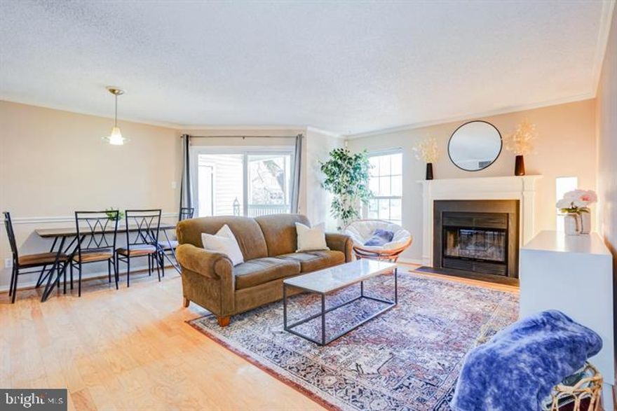 Beautiful & Bright 2BR/2BA condo in the heart of Tyson's Corner! Minutes from metro stations, Toll Road, I495, shopping galore and restaurants! This spacious condo features hardwood flooring, a warm fireplace and a private covered balcony as well as a full size washer & dryer. The updated kitchen boasts granite counter tops, breakfast bar & pantry! The open concept floor plan allows you to configure the space to your needs with an optimal dining area and living room. The primary suite features a walk-in closet and a private ensuite bathroom updated with ceramic tile flooring, a shower/tub combo with ceramic tile surround and a single sink vanity. The secondary bedroom also features a walk-in closet, a large window for natural light as well as hallway access to the secondary full bathroom. This unit also comes with 1 assigned parking space and 1 guest pass. HVAC has been updated and all windows and sliding glass door have been replaced. Don't miss out on this one....location is amazing! Condo will be painted.