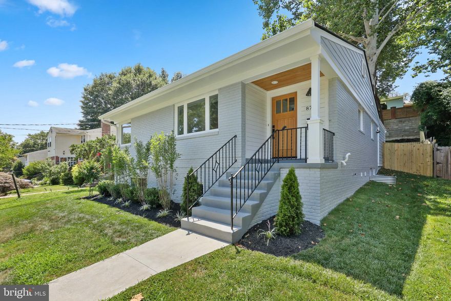 **WOW** Incredible renovation of a mid century modern masterpiece. The home features vaulted ceilings, open floor plan, incredible kitchen w/ island, nice sized primary bedroom suite w/ private bath and custom closet,  professional landscaping, flagstone patio,  terraced rear yard w/ lot's of usable space. fully finished lower walk out level w/ rec/family room 2 other legal bedrooms, and full bath. Hardwood floors, built ins, nice millwork and moldings.  New roof, windows, etc.... 

Home is in the BCC high school district. Close to downtown Bethesda, Silver Spring, and Rock Creek Park.

Hurry! Homes this beautiful are rarely available.

Pictures by 7/25