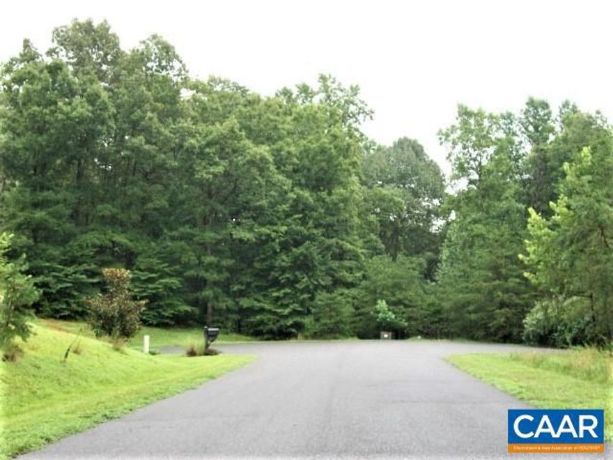 Lot 21 is in the cul-de-sac to the left.  Sandy Branch borders the back of the lot. A total of 13 lots are for sale in this SPECTACULAR, upscale neighborhood in the prestigious Foxwood Forest Subdivision! This is the final phase of this well-established community in Albemarle County. Lush, maturely wooded views, 2+ acres, nicely situated on cul-de-sac roads. Enjoy neighborhood walks in a park-like setting. Have a builder already?  No problem.  Simply purchase the lot and build away!  Need a builder?  We can help!  We can recommend builders that have every design imaginable to FIT YOUR BUDGET. Pick out your favorite lot, then meet with our experts to design, plan, and ultimately build a DREAM home that suits your lifestyle.  Foxwood Forest is 1 mile from Preddy Creek Park; a 571-acre park offering 16 miles of trails for mountain biking, hiking, running, & horseback riding. Superior country setting yet located just 10 minutes from the Hollymead Town Center. High speed internet/TV serviced by Comcast (Xfinity).