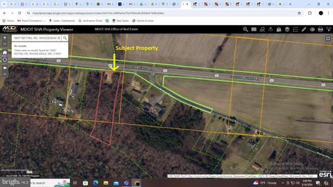 Vacant Land For Sale - 5735 Reliance<br/> RHODESDALE, MD 21659