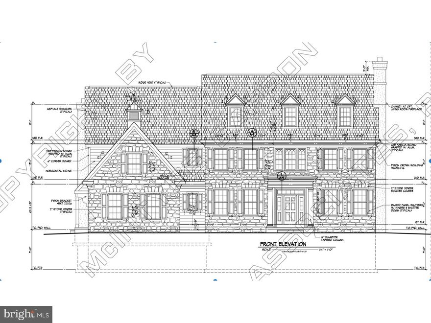 Radnor New Construction by established Builder in Beaupre. The current home at the location will be removed and a new 4600 sqft home will be constructed for late 2017. Lot is in large neighborhood and can accommodate a pool. Plan consists of 5 Bedrooms, 3 full bath/2 half baths, 2nd floor laundry, center hall style and large family room adjacent to the kitchen and morning room. 3 car garage and level 3/4 acre yard.