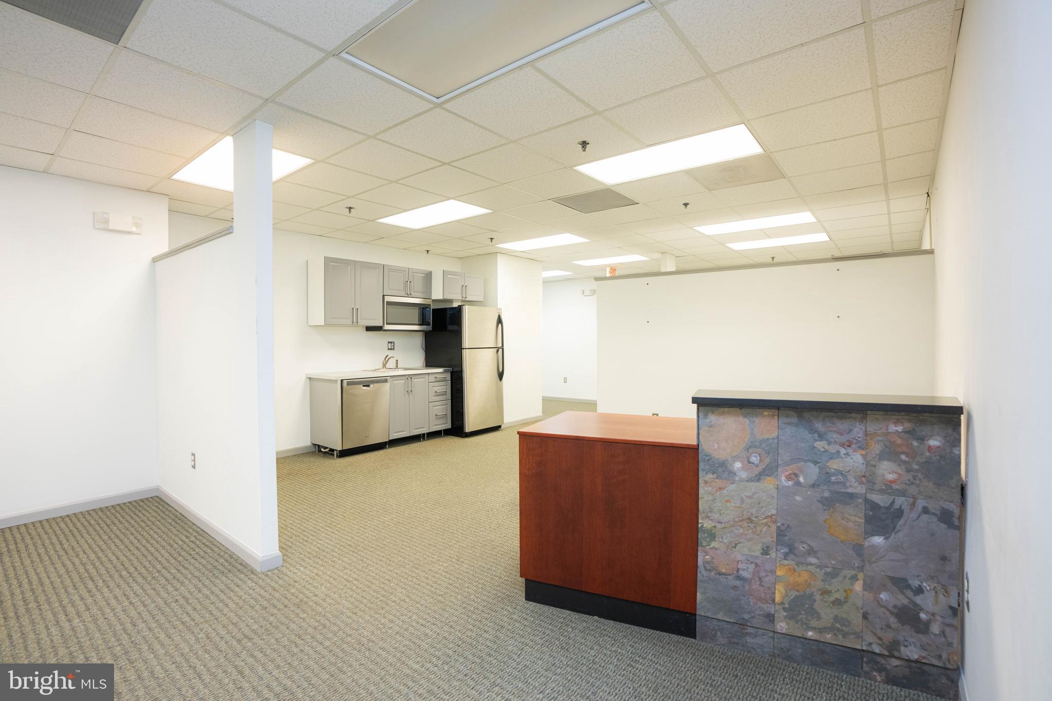 Strategically Situated for Business Growth
Located at the crossroads of connectivity and convenience, 1110 Bonifant offers a strategic address in downtown Silver Spring’s revitalized core. Surrounded by more than 30 dining and amenity-rich options, this location is designed to meet the needs of today’s professionals.
Immediate access to the Sarbanes Transit Center and the highly anticipated Purple Line Metro ensures seamless regional travel for employees and visitors. Additional parking is readily available in the adjacent public deck, further enhancing accessibility for your business.
This thoughtfully designed suite offers a functional and welcoming environment ideal for a variety of professional uses. The layout features an open work area complemented by four private offices, creating a balance between collaboration and focused productivity.
A dedicated reception area provides a professional first impression for guests and clients, while the conference/training room is well-suited for team meetings, presentations, or client engagements. The space is adaptable, efficient, and ready to support the evolving needs of modern businesses.