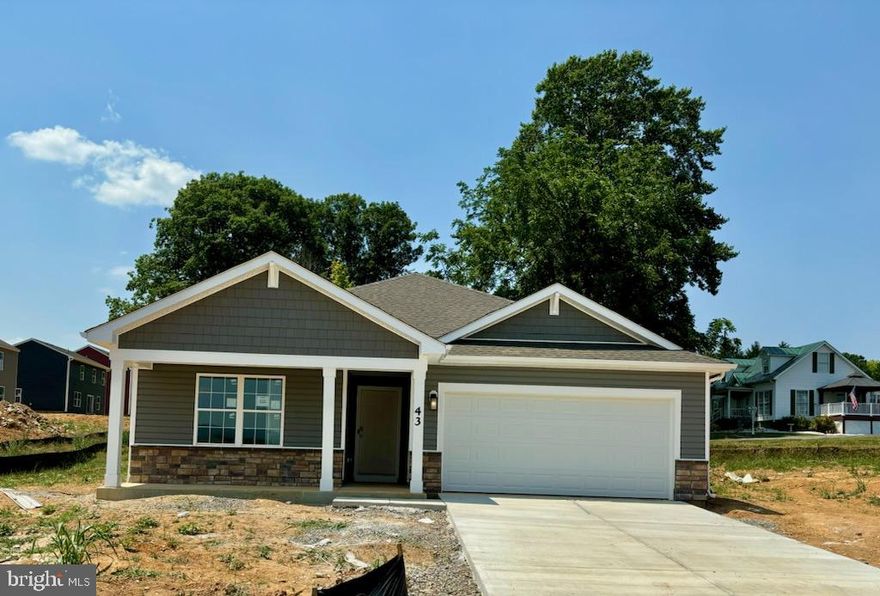 This inviting Neuville floor plan offers the perfect blend of style & functionality, all on a single level for your comfort and convenience.  This spacious home boasts 4 bedrooms & 2 full bathrooms, providing ample space for family living.  The open floor is designed for effortless entertaining. A generously sized kitchen island with elegant granite countertops serves as the centerpiece for both culinary creativity & casual dining.  LVP flooring in the main area and carpet in the bedrooms. An oversized 2-car garage includes automatic opener. Thoughtful planning includes rough-ins for future ceiling fans in the family room & bedrooms, allowing you to customize your comfort.  This home is one-level living combining practicality with a touch of elegance.  Don't miss out on the opportunity to make this beautiful house your new home.