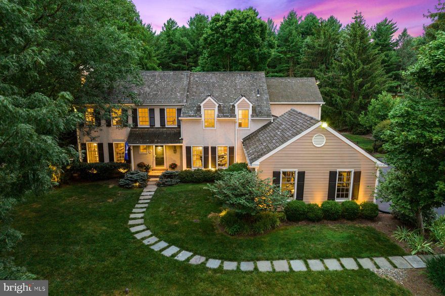 Look no further and move right into this sun-filled Devon treasure, beautifully set on a private, flat .92 cul-de-sac acre lot, complete with breathtaking pool, spa, and professional landscaping. This rare find was completely renovated throughout and tastefully expanded between 2008-2022, using custom materials  and a timeless neutral palate. Features include stunning hardwood floors, graciously proportioned living and entertaining rooms, all new windows in 2008, generator, spacious gourmet kitchen with large working/ eat-in island, adjacent breakfast and family rooms, captivating views of the expansive patio and lush grounds, 5 spacious bedrooms including an inviting primary suite with Restoration Hardware- style renovated bath with frameless glass shower, 4 additional second floor bedrooms with an additional renovated bath with frameless glass shower and a large finished basement with exercise room, media area, workshop and plenty of storage. This highly sought after, walking neighborhood offers the renowned TE school district and is also just minutes from the areas premier private schools,   clubs, walking and biking trails, shopping, horse facilities, all forms of transportation, Center City Philadelphia and Philadelphia International Airport.