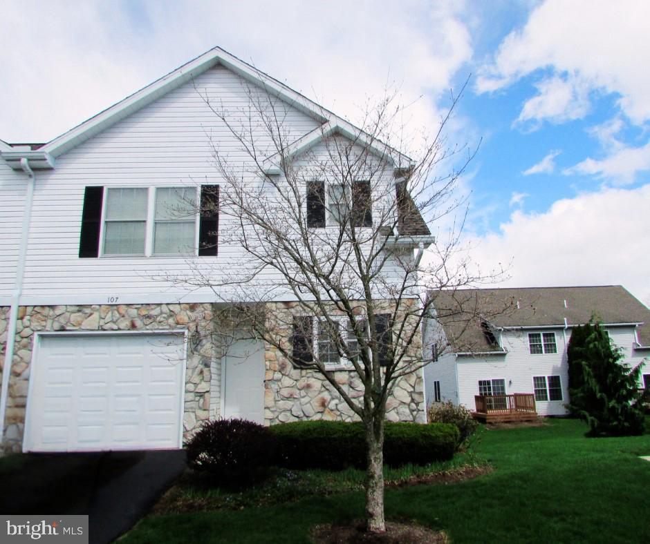 Welcome to the beautiful Golden Orchards! This home is conveniently located next to multiple parks, bike paths, schools, public transportation, and only 3 miles from Penn State University. Upon entering the home, you will be delighted at the gleaming hardwood floors throughout the kitchen and dining area. The multiple windows allow natural light to flood in creating a cheerful atmosphere. In the living room, the attractive gas fireplace makes a warm ambiance while you sit back and enjoy the vaulted ceiling. The back deck is perfect for your morning coffee, outdoor cooking, or just to enjoy the sunshine. The handy laundry room is right off the full bathroom on the main level. Upstairs is a large primary suite, complete with a generous walk-in closet, and private bath. The loft room is always a favorite with the view down to the main level. Bring your vision for the unfinished basement, and don't forget the attached garage!