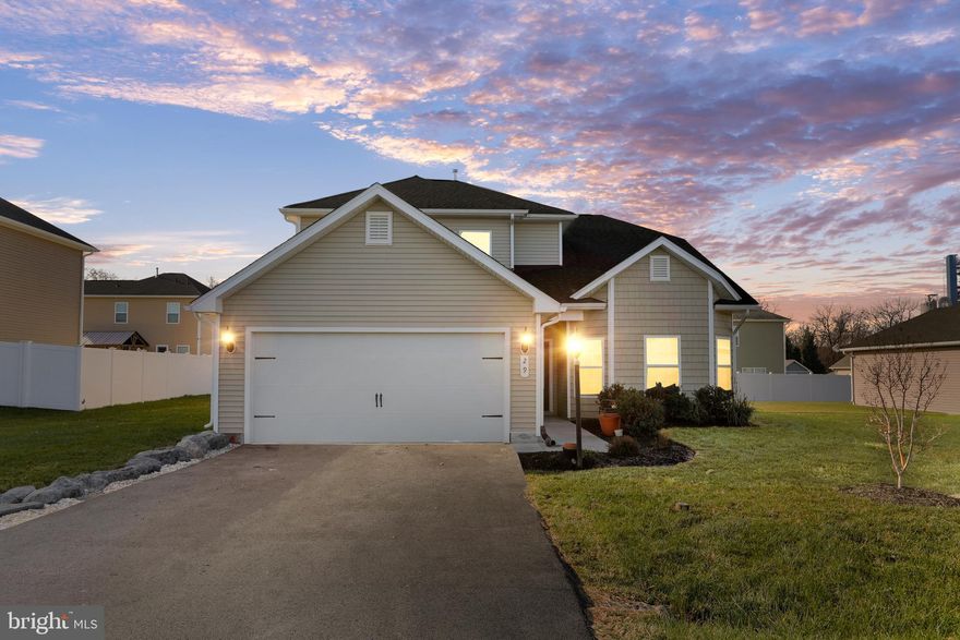 Location! Location! Location! Like new, built in 2019, 4 bedroom 2.5 bath home located in McGinnis Point Subdivision which provides quick access to local parks, schools, shopping, and dining.  As you step inside, you're welcomed by a stunning open floor plan layout that seamlessly connects the living area, dining space, and kitchen, allowing ample natural light to flow throughout.  Freshly painted with Luxury Vinyl Plank flooring throughout the main level. Kitchen, featuring stunning wood cabinets, granite countertops, stainless steel appliances and walk-in pantry.  The convenience of a main-level master bedroom and bath, along with a 2-car garage and 9-foot ceilings, adds to the appeal.  Lastly,  electrical fenced  has been installed around the perimeter making it pet ready. Major updates were done in 2023.