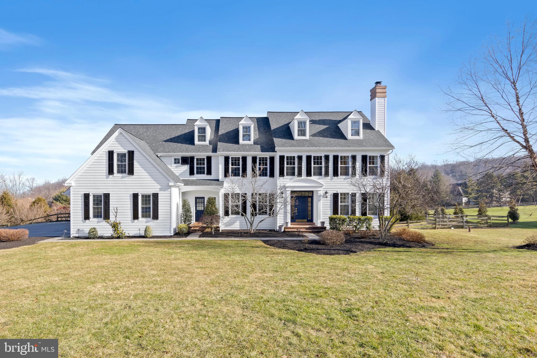 Welcome to 101 Diamond Rock Road.! Absolutely stunning 6,081 sq. ft. home with the perfect 3-Level Floorplan and brand new exterior. No stucco worries with this home. Owners had $200,000 complete stucco remediation done in 2020. This included removing all the stucco and replacing it with HardiePlank siding, the installation of all new windows (not just replacement windows) and a brand new roof. Spacious 2-story center hall Foyer with black and white marble floor is sure to impress everyone who enters. Cozy (but not small) Living Room with gas fireplace is on one side of the Foyer and a Formal Dining Room is on the other. Walk straight back from the Foyer to the expansive and open Family Room (with gas fireplace), Kitchen, and Breakfast Room with coffered ceiling. Loads of windows add plenty of natural sunlight to this area. Just off the Breakfast Room is a door that leads to a screened porch and large deck that overlooks the fenced back yard and in-ground pool. Vacationing at home is definitely an option! First floor also has an Office, 2 Powder Rooms, and a Mud Room that takes you from the home to the 3-Car Garage. Front and a Back Staircases lead you to the second floor with all spacious rooms including a Master Bedroom with full bath and walk-in closet. Four additional Bedrooms (one with a bonus room attached & private bath), a hall bath that serves as a Jack & Jill bath to Bedroom 2 and the Laundry Room complete the second floor. The Finished Lower Level is a WOW! It has a 10' professionally installed home theater, with surround sound. The custom bar has a sink, ice maker, fridge and wine fridge. (Built in commercial grade smoke eaters make this a great place for the cigar lover!) This level also has another viewing room with a gas fireplace, a home gym with a cork floor , Full Bath and room for storage. The back yard offers something for everyone with the the deck & covered porch, heated salt water, stone inlaid pool (with lap lines), post & rail fenced yard with added electric fence to keep your furry family members safe and mature landscaping that offers privacy. The location is minutes away from Valley Forge National Park, the Schuykill River Trail and major roads to make commuting everywhere a breeze. Some of the best shopping and restaurants are nearby too. Attached documents include the Extensive Home Upgrades, Floor Plans, and Sellers Property Disclosure. Make your appointment today!