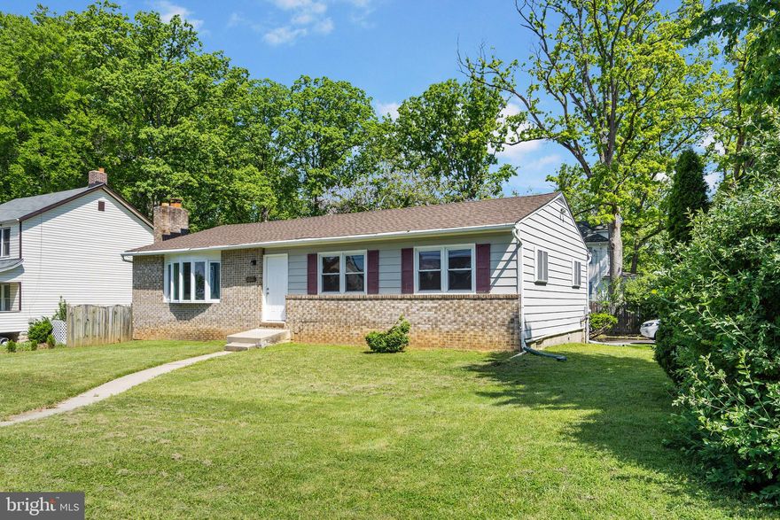 Stunning 4 BD, 3 BA corner lot rancher in prime Lutherville location FOR RENT!!  This house has everything you can ask for.  Completely renovated last year with new granite countertops and kitchen island, open floor plan, modern fixtures and lighting, SS appliances, fully finished basement with full bath, wrap around deck, and FOUR CAR PARKING! Easy one floor living!