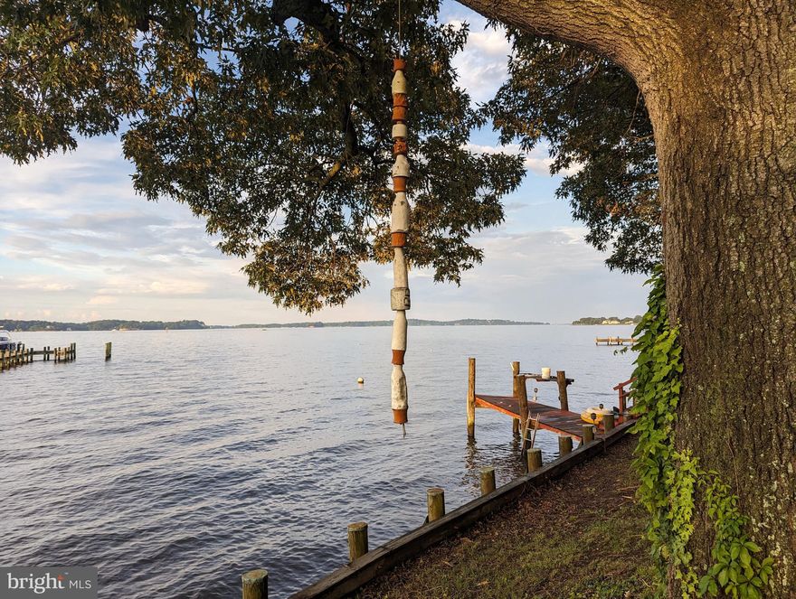 Rare opportunity to own in Mago Vista with over 3/4 acre waterfront property on the Magothy River.  Stay Vacation is the new work from home! Unparalleled Views of the Magothy River, Gibson Island, etc. Watch ships and sailboats while enjoying waterfront living, fishing, crabbing, boating and more! Huge front and rear yard to build an exquisite patio. Existing home is a 4BR 2Bath Split Foyer that requires updating. Detached 2 Car Garage with an apartment over top. Tenant has been given 60 days from date of Settlement to move out. Prior small barn at rear of property formerly housed a horse, but could be used as a shed.  Property is next to a community beach on a MD Dept of Natural Resources Conservation area. Location, location, location. Close to Annapolis, Bay Bridge, AA Community College and everything...