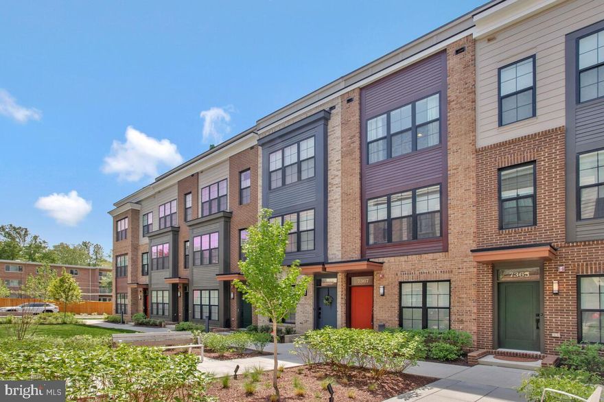 Welcome to this stunning, four-level townhome featuring an open floor plan and top-tier finishes in a vibrant, family-friendly community! Enjoy a gourmet kitchen with granite countertops, custom stainless backsplash, and high-end appliances (all 2024), flowing seamlessly into the bright living area. Luxury vinyl plank flooring runs throughout all levels, and the loft-level bathroom offers a spa-like shower with a sit-down panel for comfort. Relax on the rooftop terrace or grill on the main-level deck with built-in gas hookup — perfect for entertaining! Additional highlights include a Rinnai tankless water heater (2024), custom Italian granite sinks in the bathrooms, chandelier-ready main level, and WI-FI range extenders for excellent connectivity. Located within walking distance to Graham Park Shopping Center (restaurants, Giant grocery, shops) and a quick 5-minute drive to Mosaic Shopping Center. Commuter-friendly with easy access to Route 50 and under 9 miles to DC! Seller has found home of choice can move quickly. HOA covers snow removal and landscaping.