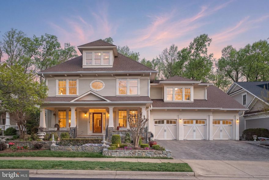 New Price! Welcome! A Distinguished Craftsman Estate !

A rare offering in the exclusive enclave of Highland View, this exceptional 6,400+ sq ft Craftsman blends timeless elegance with modern luxury just steps from West Falls Church Metro. Featuring 6 bedrooms, 5.5 baths, and a coveted 3-car garage, the home is set within an intimate cul-de-sac community.

A welcoming bluestone front porch sets the tone for the elegance within. Inside, you'll find freshly painted interiors, soaring 10-foot ceilings on the main level, and 9-foot ceilings on both upper and lower levels. New hardwood floors flow through the formal dining room, great room, and kitchen, complementing the home’s timeless architectural details including crown molding and wainscoting.

At the heart of the home, the newly redesigned kitchen serves as both a showpiece and gathering space, appointed with quartz surfaces, bespoke soft-close cabinetry, professional-grade stainless steel appliances, an expansive island, and a discreet butler’s pantry. The kitchen opens seamlessly into a dramatic two-story great room, where a statement fireplace and walls of natural light connect to a striking double-height Trex terrace overlooking a serene, wooded backdrop—an ideal setting for both grand entertaining and quiet retreat.

The main level is thoughtfully designed for modern living, offering two private offices, a refined mudroom, and a spacious laundry suite.

Upstairs, the luxurious primary suite offering dual dressing rooms and a spa-inspired bath with a soaking tub and glass-enclosed shower.  Secondary bedrooms are generously proportioned and well-appointed, including a Jack & Jill suite and two additional ensuite bedrooms, providing exceptional comfort and privacy. All bathrooms have been thoughtfully renovated in 2016.

The fully finished walk-out lower level is perfect for guests, extended stays, or multigenerational living—complete with a secondary kitchen with new countertops, expansive recreation and lounge areas, a bedroom, an updated full bath, and abundant storage.

Step outside to a peaceful backyard oasis with flagstone walkways, blooming shrubs, and mature trees.

Notable Updates & Systems Include:  Newer roof; garage doors (2020); tankless water heater (2016); dual-zone commercial-grade Trane HVAC system; and a whole-house Generac generator (2021).

Enjoy an unbeatable location to the Metro, W&OD Trail and Poplar Heights Pool & Tennis. Just minutes to Tysons Corner, Falls Church City and the exciting West Falls development. Easy access to Route 7, I-66, Dulles Toll Road, and Route 50.

1-year home warranty included. This is a rare opportunity to own a spectacular home in one of the most convenient and desirable locations in Northern Virginia.