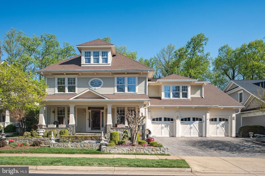 A Distinguished Craftsman Estate !

A rare offering in the exclusive enclave of Highland View, this exceptional 6,400+ sq ft Craftsman blends timeless elegance with modern luxury just steps from West Falls Church Metro. Featuring 6 bedrooms, 5.5 baths, and a coveted 3-car garage, the home is set within an intimate cul-de-sac community.

A welcoming bluestone front porch sets the tone for the elegance within. Inside, you'll find freshly painted interiors, soaring 10-foot ceilings on the main level, and 9-foot ceilings on both upper and lower levels. New hardwood floors flow through the formal dining room, great room, and kitchen, complementing the home’s timeless architectural details including crown molding and wainscoting.

At the heart of the home, the newly redesigned kitchen serves as both a showpiece and gathering space, appointed with quartz surfaces, bespoke soft-close cabinetry, professional-grade stainless steel appliances, an expansive island, and a discreet butler’s pantry. The kitchen opens seamlessly into a dramatic two-story great room, where a statement fireplace and walls of natural light connect to a striking double-height Trex terrace overlooking a serene, wooded backdrop—an ideal setting for both grand entertaining and quiet retreat.

The main level is thoughtfully designed for modern living, offering two private offices, a refined mudroom, and a spacious laundry suite.

Upstairs, the luxurious primary suite offering dual dressing rooms and a spa-inspired bath with a soaking tub and glass-enclosed shower.  Secondary bedrooms are generously proportioned and well-appointed, including a Jack & Jill suite and two additional ensuite bedrooms, providing exceptional comfort and privacy. All bathrooms have been thoughtfully renovated in 2016.

The fully finished walk-out lower level is perfect for guests, extended stays, or multigenerational living—complete with a secondary kitchen with new countertops, expansive recreation and lounge areas, a bedroom, an updated full bath, and abundant storage.

Step outside to a peaceful backyard oasis with flagstone walkways, blooming shrubs, and mature trees.

Notable Updates & Systems Include:  Newer roof; garage doors (2020); tankless water heater (2016); dual-zone commercial-grade Trane HVAC system; and a whole-house Generac generator (2021).

Enjoy an unbeatable location to the Metro, W&OD Trail and Poplar Heights Pool & Tennis. Just minutes to Tysons Corner, Falls Church City and the exciting West Falls development. Easy access to Route 7, I-66, Dulles Toll Road, and Route 50.

1-year home warranty included. This is a rare opportunity to own a spectacular home in one of the most convenient and desirable locations in Northern Virginia.