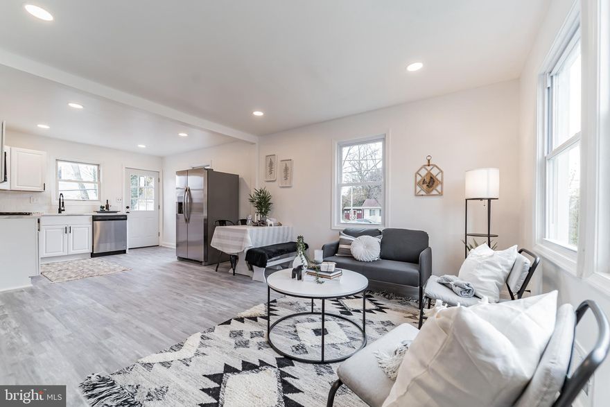 Welcome home to 4704 Hazelwood Ave! This fully renovated 4BR 2BA cape cod on a corner lot is move in ready. New roof, kitchen, bathrooms, flooring, interior and interior doors, windows, and fresh paint among other stunning brand new updates. Fully finished lower level that can serve as recreation, storage, or a master suite. Easily access Mt Pleasant Golf Course, Morgan State University, CCBC, and several local parks. Conveniently located near Hazelwood Elementary, Rt 1, I95 and I695.