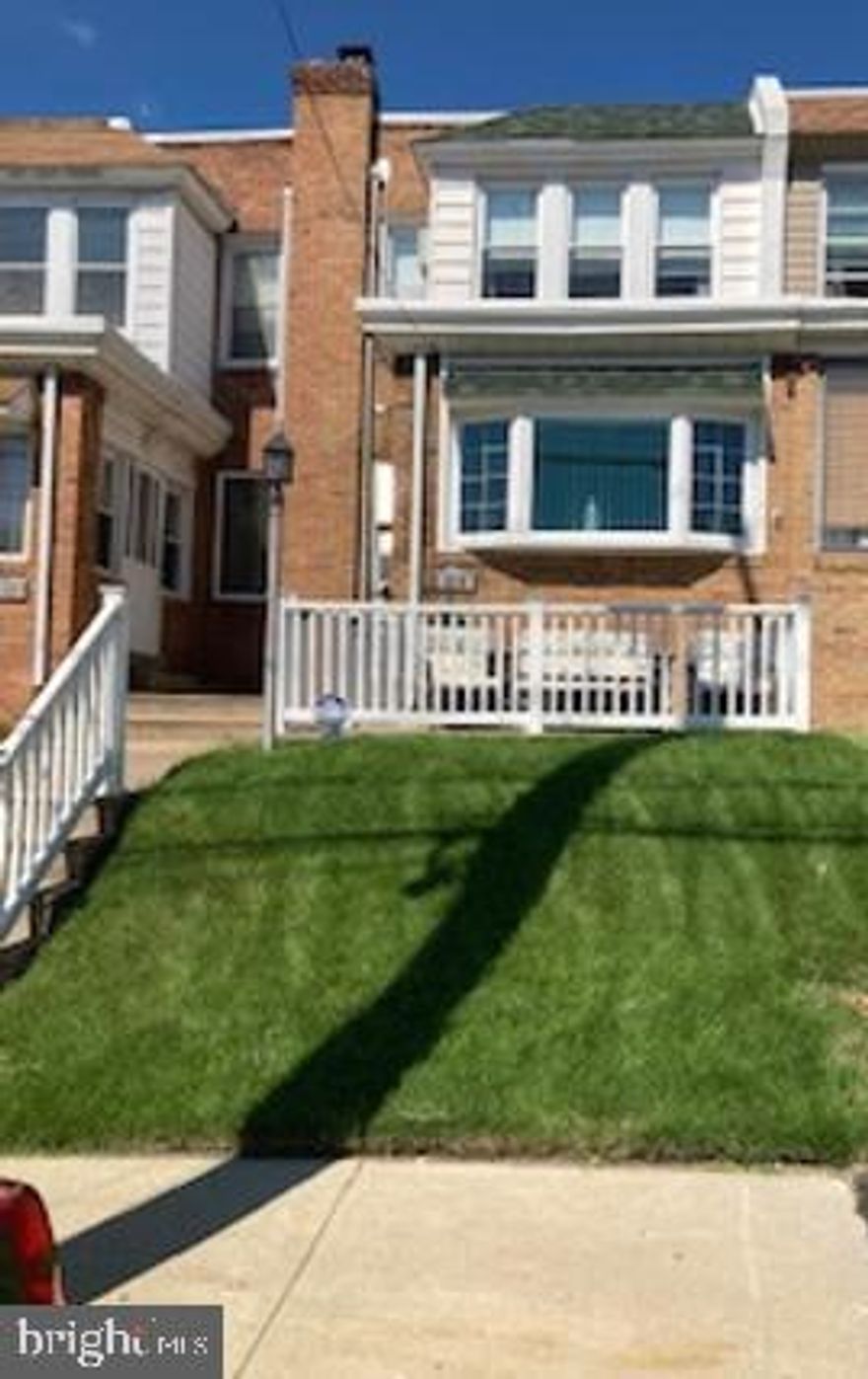 FOR RENT: Beautiful 2 story home, located on a quiet block in Lawndale,  4 bedrooms, 4th bedroom could be an office, located on the lower level.  Very spacious 1480 sq ft,  1 full bath and 2 convenient powder rooms, one is located on the main floor and one on the lower level.  Front patio, foyer entry, new front door,  new windows, faux fireplace in the living room (electric), new carpet throughout.  Eat in kitchen, white cabinets, breakfast bar, dishwasher, garbage disp, refrig  and a new floor, sliding doors out to a small covered-deck with a ceiling fan, recess lighting and electric.  Private rear yard with parking.  Each room is freshly painted in a beautiful neutral shade, formal living rm  and dining rm,  elegant staircase leading  to the upper level with 3 bdrms and ceramic tile hall bath.  Brand new roof and skylight.  Nicely finished basement.  Separate bedroom or office with outside exit to rear yard, storage room, laundry room with new washer & dryer and convenient powder room.  New electric upgrade 200 amp service.  Walking distance to the Cheltenham train. 4 yr old heater and hot water heater.  Very well maintained and spotless!  Must have good credit.   Credit appl attached.  Easy to see.