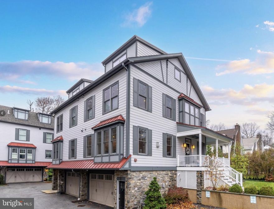 This striking 2018-built townhouse in Haverford masterfully balances the best of elegant living with modern, everyday comfort. As you step inside, you’re immediately greeted by thoughtful design and high-end finishes that are evident at every turn. The expansive layout offers three generously sized bedrooms, with an additional flexible office or den space, perfect for both work and play. From the warm, inviting living areas to the gourmet kitchen, no detail has been overlooked. Site-finished white oak flooring, extensive millwork, and soaring ceilings set the tone, while the open-concept spaces offer an effortless transition between family living and entertaining. The, open chef-inspired kitchen with peninsula seating features sleek custom cabinetry, natural stone countertops, and professional-grade appliances—everything you need to create meals in style. Just beyond the kitchen, the private deck with retractable awning beckons for al fresco dining or quiet moments of relaxation. Convenience is key here: with attached, 2-car garage and infrastructure already in place  for the  possible addition of an elevator, offering unparalleled comfort and flexibility. Set within the coveted Lower Merion School District, the location couldn’t be more perfect. Stroll to nearby shops, restaurants, and parks, or simply enjoy the ease of being within reach of all the amenities the Main Line has to offer. This home is truly a rare find—modern luxury and effortless living in one of the region’s most desirable locations.