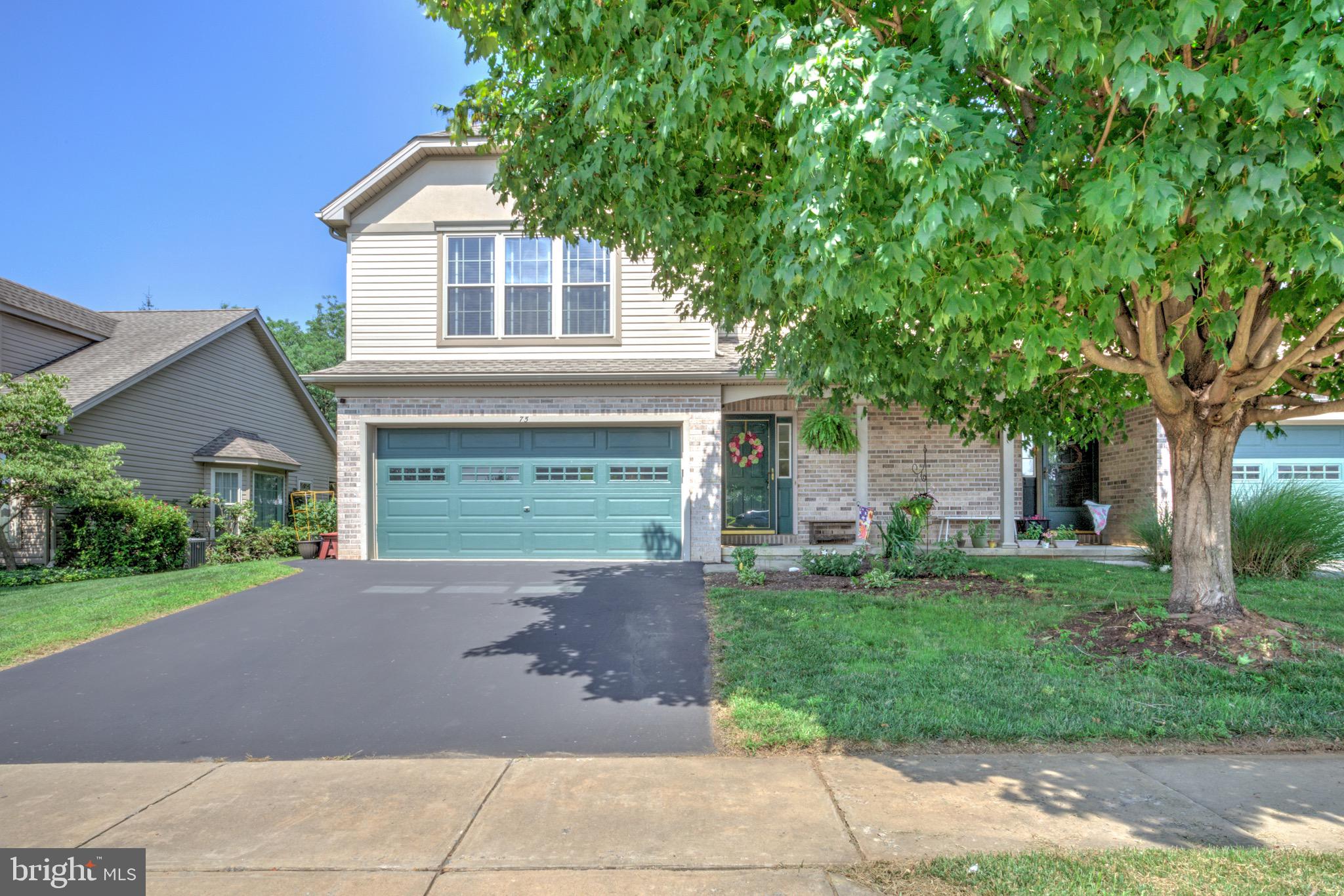Welcome home to 75 Gentleness Dr. This spacious two story sits in the heart of Ephrata with access to everything you need. Inside you will find an open foyer and vaulted ceilings in the living room with a cozy fireplace. Off of that is the kitchen with tons of storage, a bar for additional counter space and a gas oven. The formal dining room has a lot of natural light and hardwood floors, perfect for guests. Upstairs is a unique loaf space, a huge master bedroom with master bath. This home also features a newly finished basement for additional living space perfect for hosting a movie night. 2 bedrooms, 2.5 baths, upstairs laundry, 2 car garage, a beautiful covered patio and lots of storage. Recently updated AC and furnace so you can move right in. Great neighborhood with a park for kids to play or to walk your dog. You won't wanna miss this one!