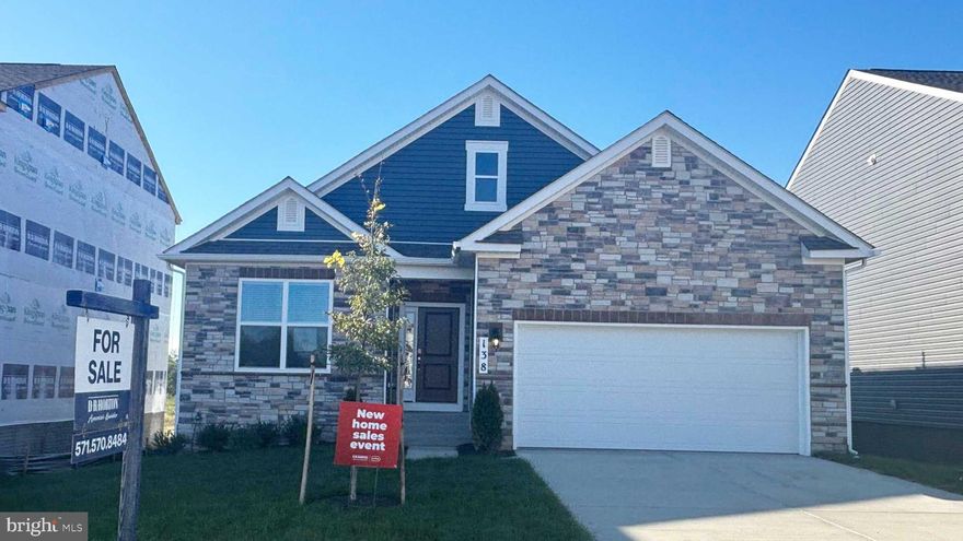 Great Laurel ready for October delivery! Ask us about our special financing and closing cost assistance! The spacious 4 bedroom rancher, with walk out basement, has an open floor plan with 3 full baths, large family/dining area on the main level.  The kitchen has beautiful upgraded cabinets with granite countertops and stainless steel appliances.  A large pantry for your convenience.  The lower level offers a large finished rec room, bedroom,  full bath and ample storage area. More great features are included with this home, blinds on all finished windows garage door opener with remote, washer and dryer and many SMART home features. 
*Photos, 3D tours, and videos are representative of plan only and may vary as built.*